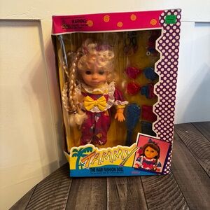 Vintage  Gigo‎ DOLL Tammy The Hair Fashion Doll Blonde Hair with Accessories New